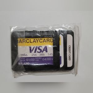 Genuine leather cardholder 4 cards